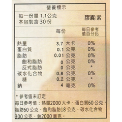 營養標示_素