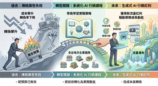 突破流量瓶頸！從台北到新竹台中，實戰派 AI 行銷課程推薦