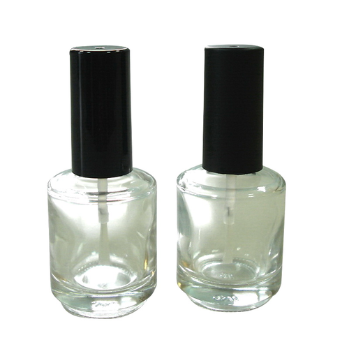 15ml 指甲油圓瓶含蓋刷