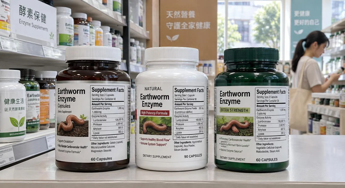 蚯蚓酵素價格差很多？帶你從劑型、活性看每日成本