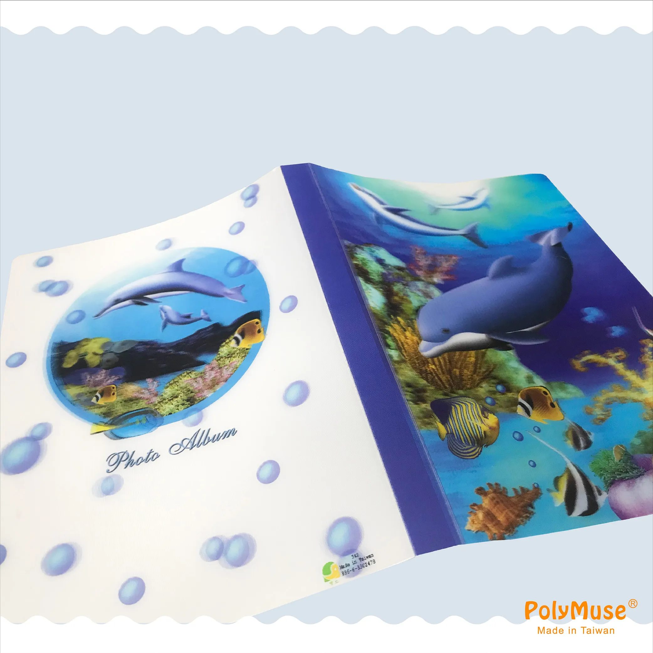 海洋風海豚 4×6 吋相本