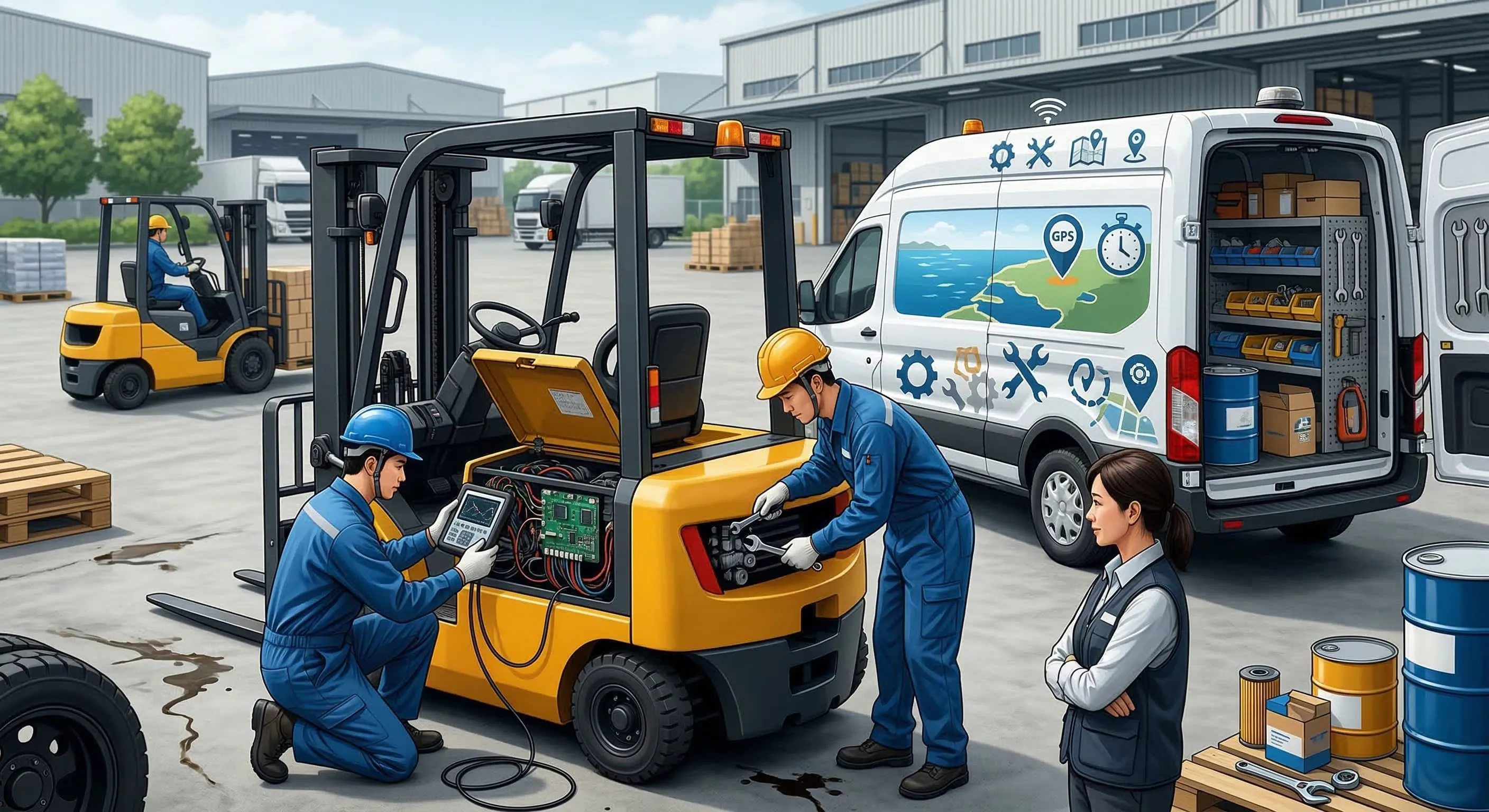 桃園堆高機出租專屬維修保修網