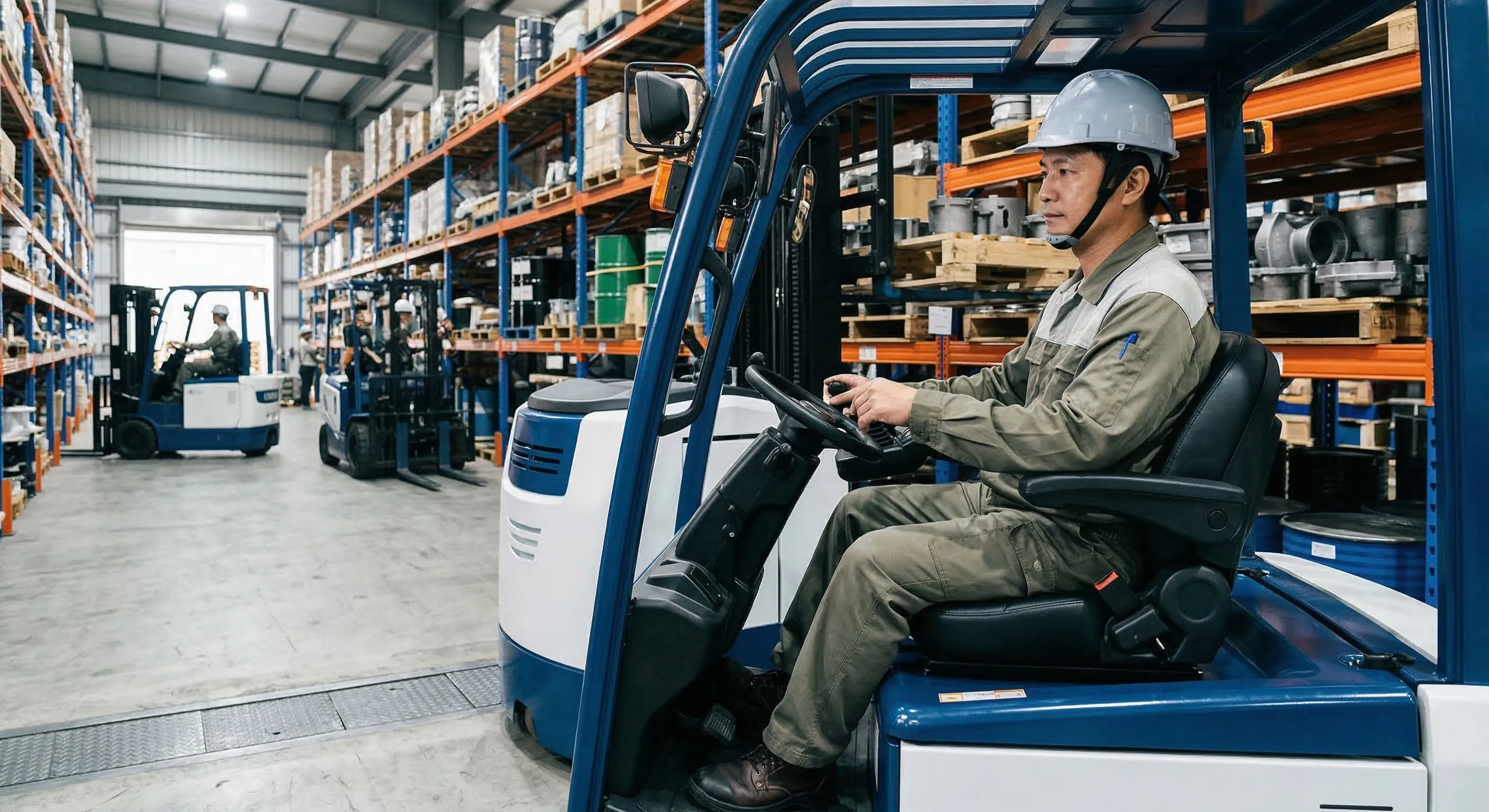 坐式堆高機在長工時作業