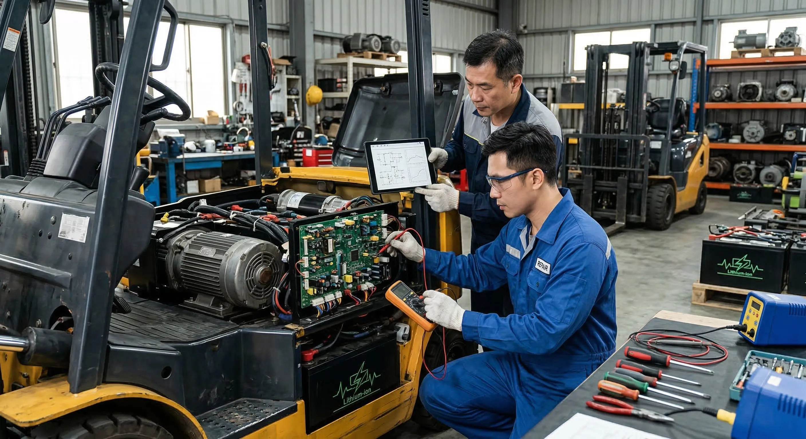 電動堆高機檢修