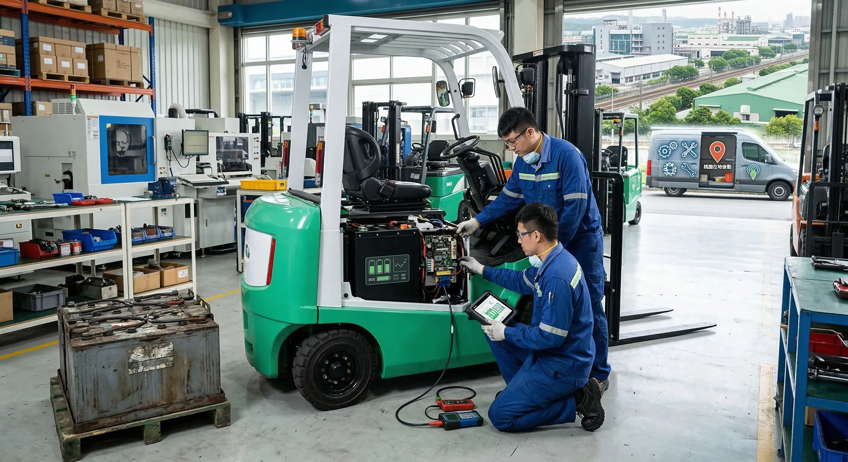 電系升級與桃園在地後勤