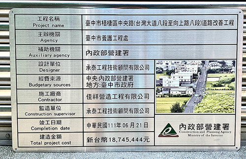 工程導覽牌