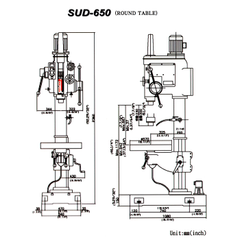 SUD-650 Drill Press