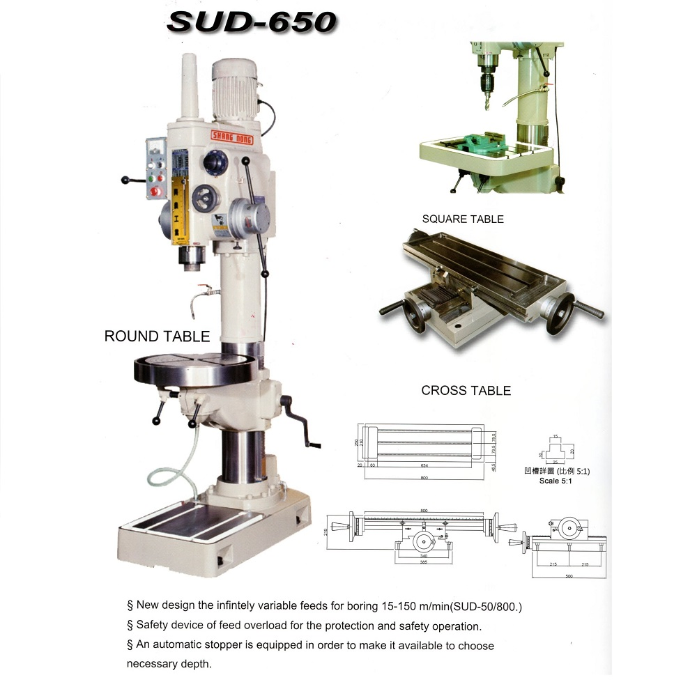 SUD-650 Drill Press