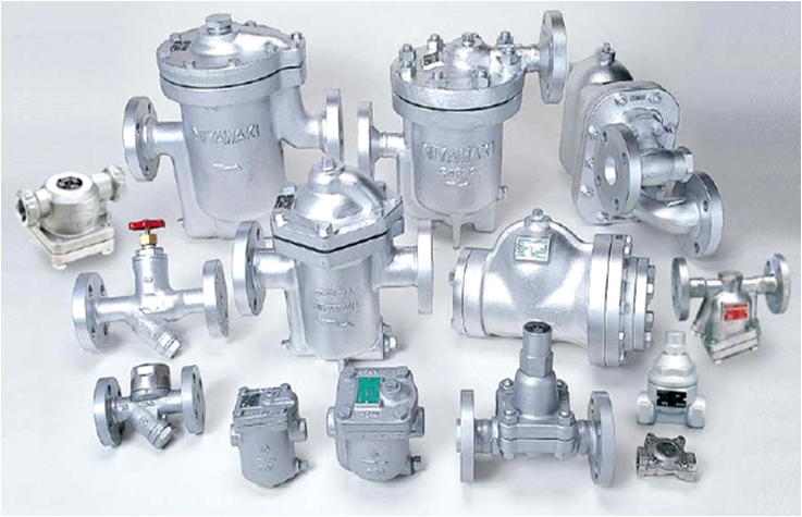 蒸氣祛(卻)水器;減壓閥,冷凝水回收泵,汽水分離器等閥件